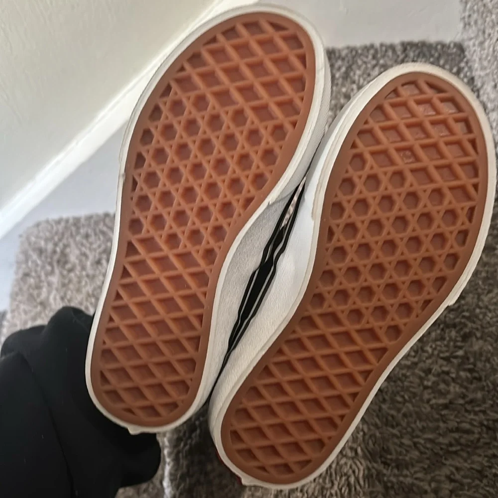 Vans slip ons little girls size 12